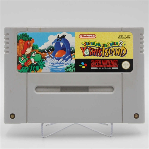 Super Mario World 2: Yoshi's Island - SNES - Cartridge - (UKV) (A Grade) (Genbrug)